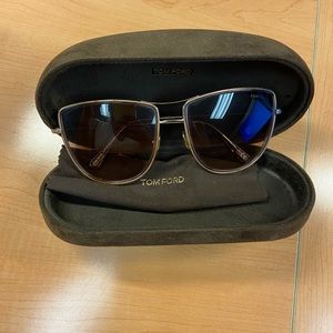 Tom Ford Tina 59 mm Aviator Sunglasses